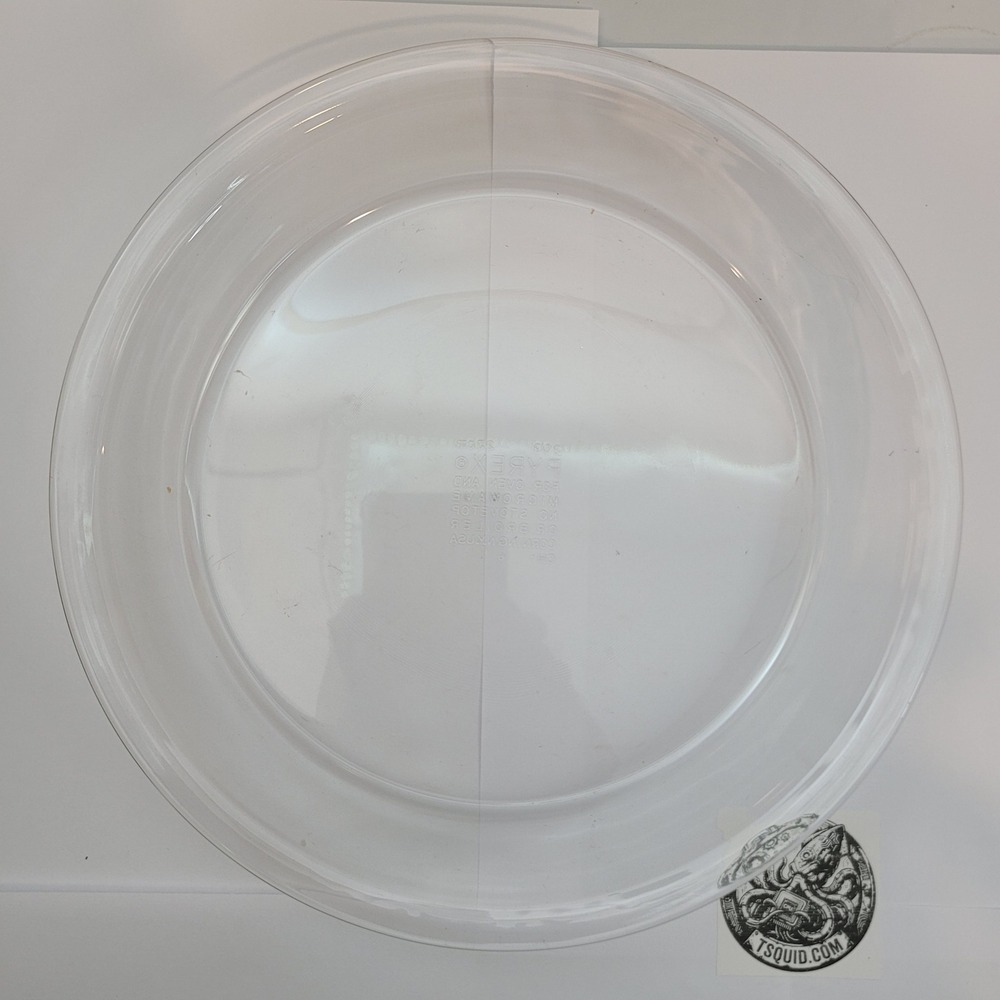 Pyrex Pie Plate 209 Clear Glass 9 Inch 23cm Vintage Bakeware Dish